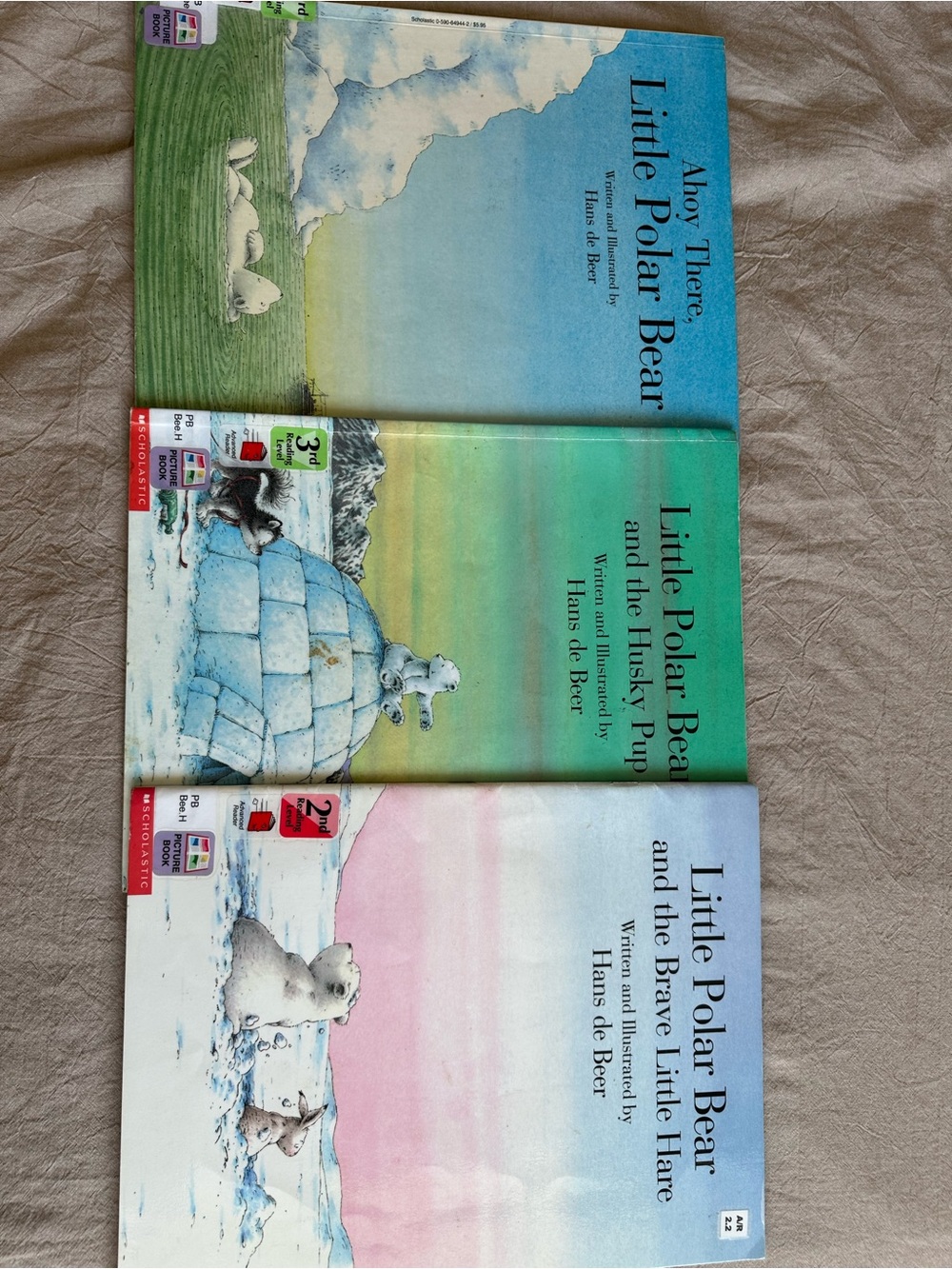 Little Polar Bear Book Set - by Hans De Beer 3 books